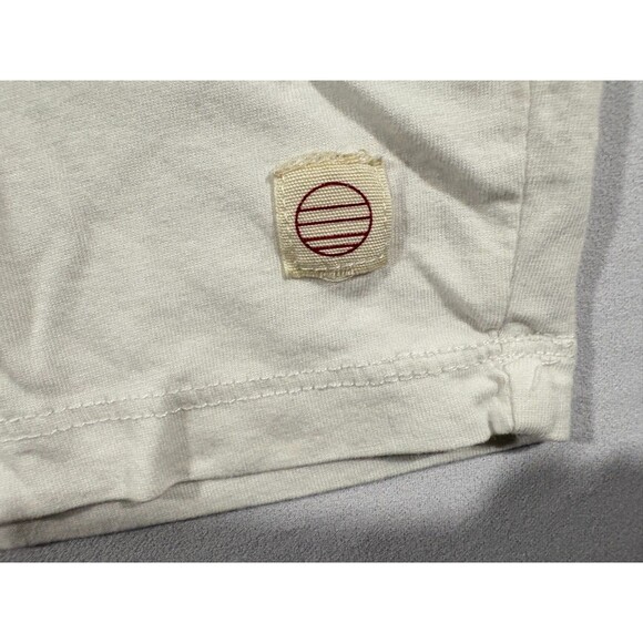 Marine Layer Signature Crew Graphic Print Tee in Natural T-shirt Boho Mens Sz S - Picture 5 of 12